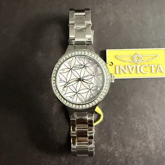 Invicta Wildflower Women\'s Watch w/ Mother of Pearl Dial-34mm, Steel (28823)-NEW main image 10